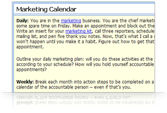 marketing activities