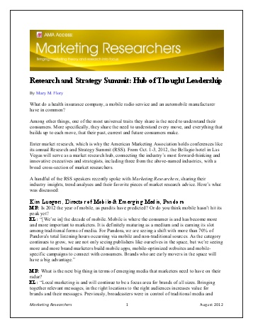 marketing associate