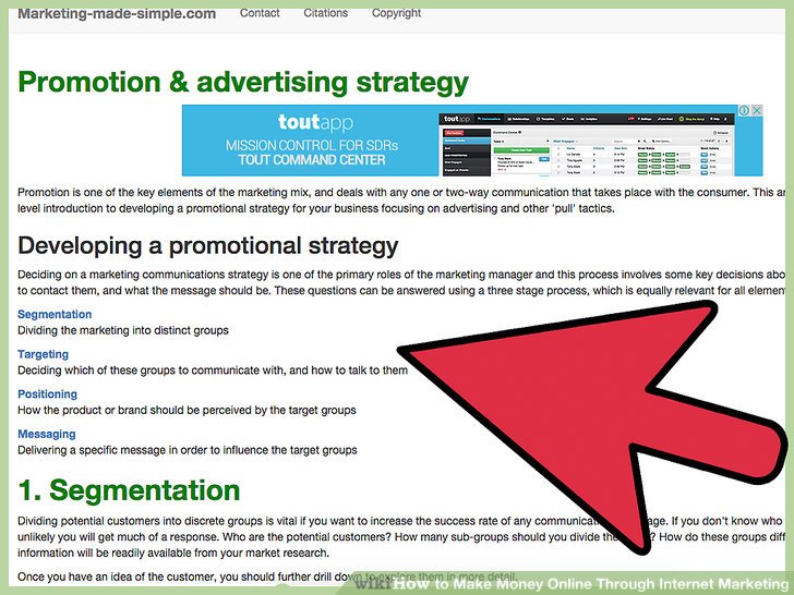 internet marketing and make money