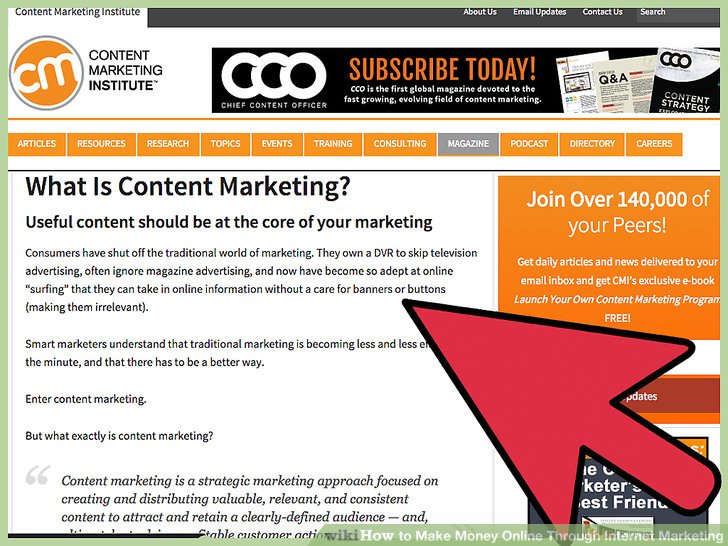 internet marketing and make money