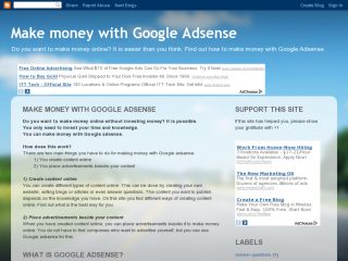 make money online adsense